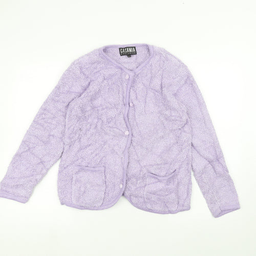 casamia Womens Purple   Cardigan Jumper Size M