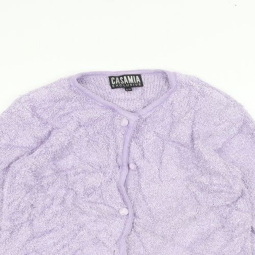 casamia Womens Purple   Cardigan Jumper Size M