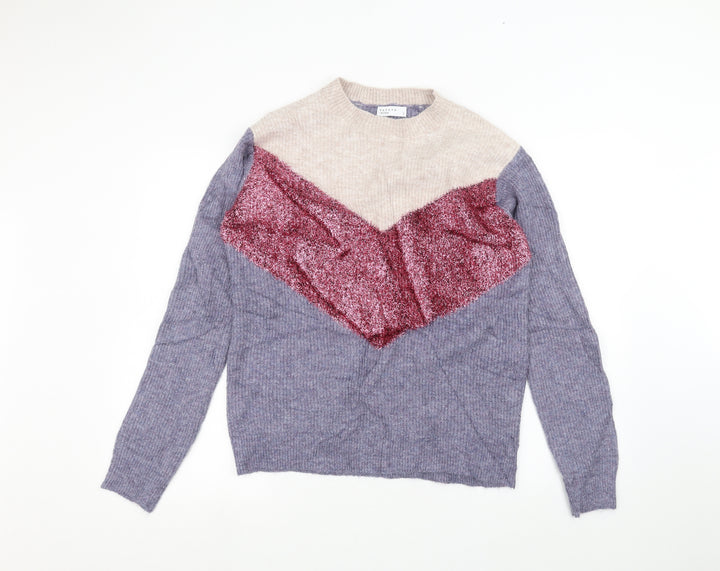 Papaya Womens Blue Pullover Jumper Size S