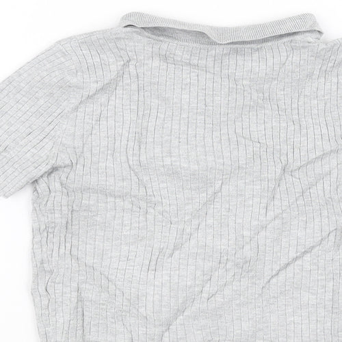 H&M Girls Grey   Basic T-Shirt Size 11-12 Years