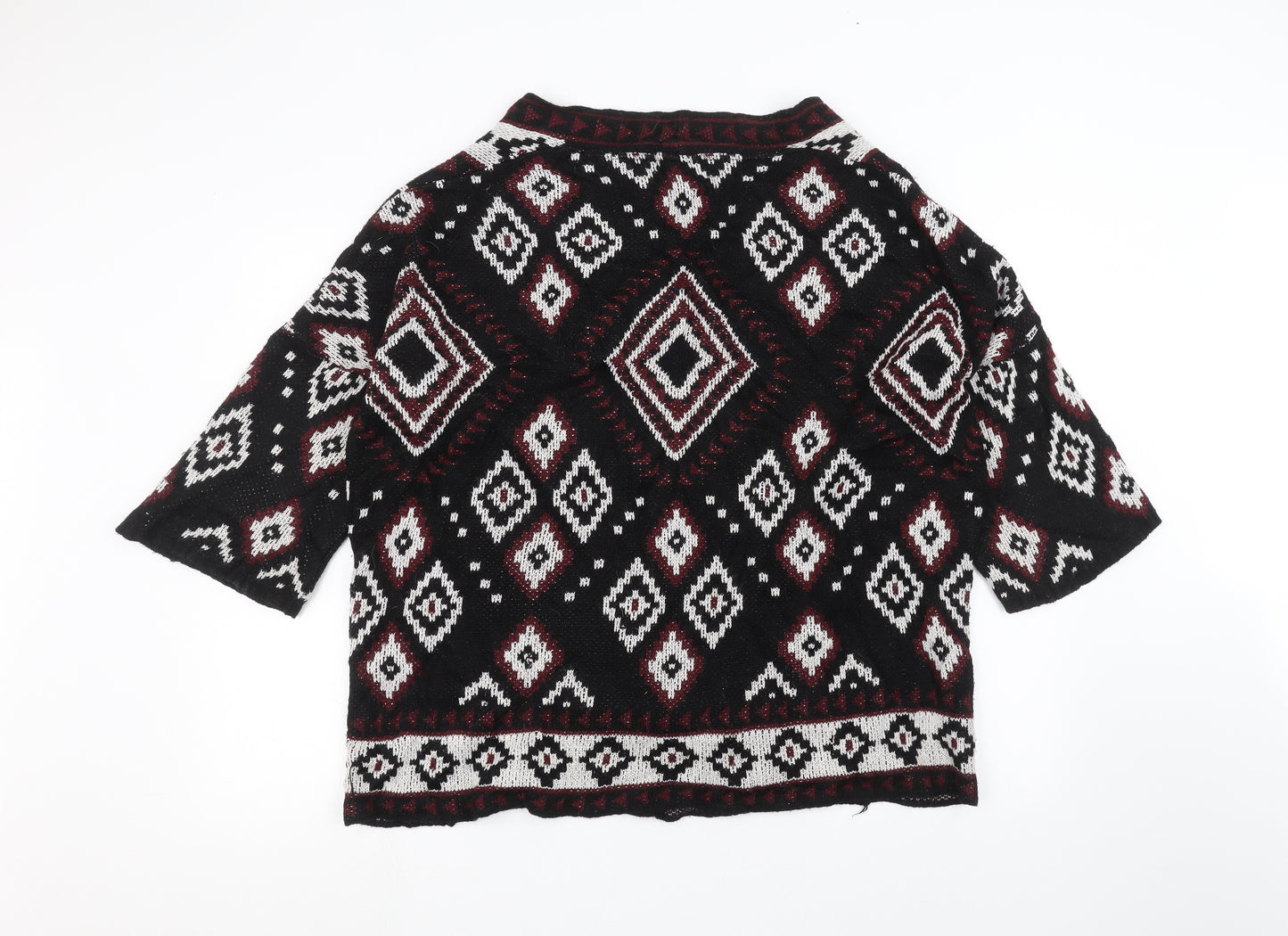 HERE & NOW Womens Black   Cardigan Jumper Size L