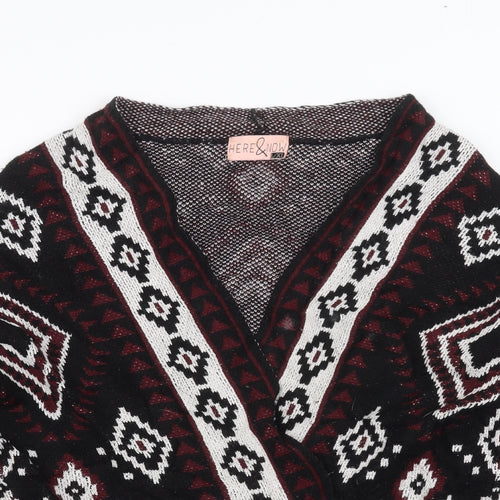 HERE & NOW Womens Black   Cardigan Jumper Size L