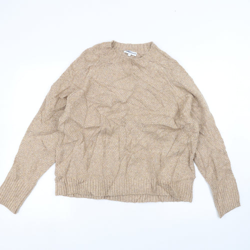 Warehouse Womens Beige   Pullover Jumper Size 14