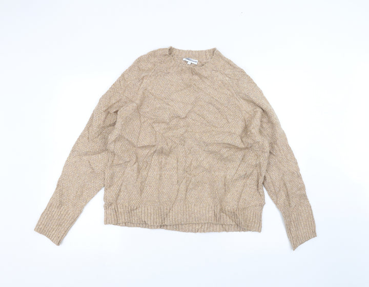 Warehouse Womens Beige Pullover Jumper Size 14