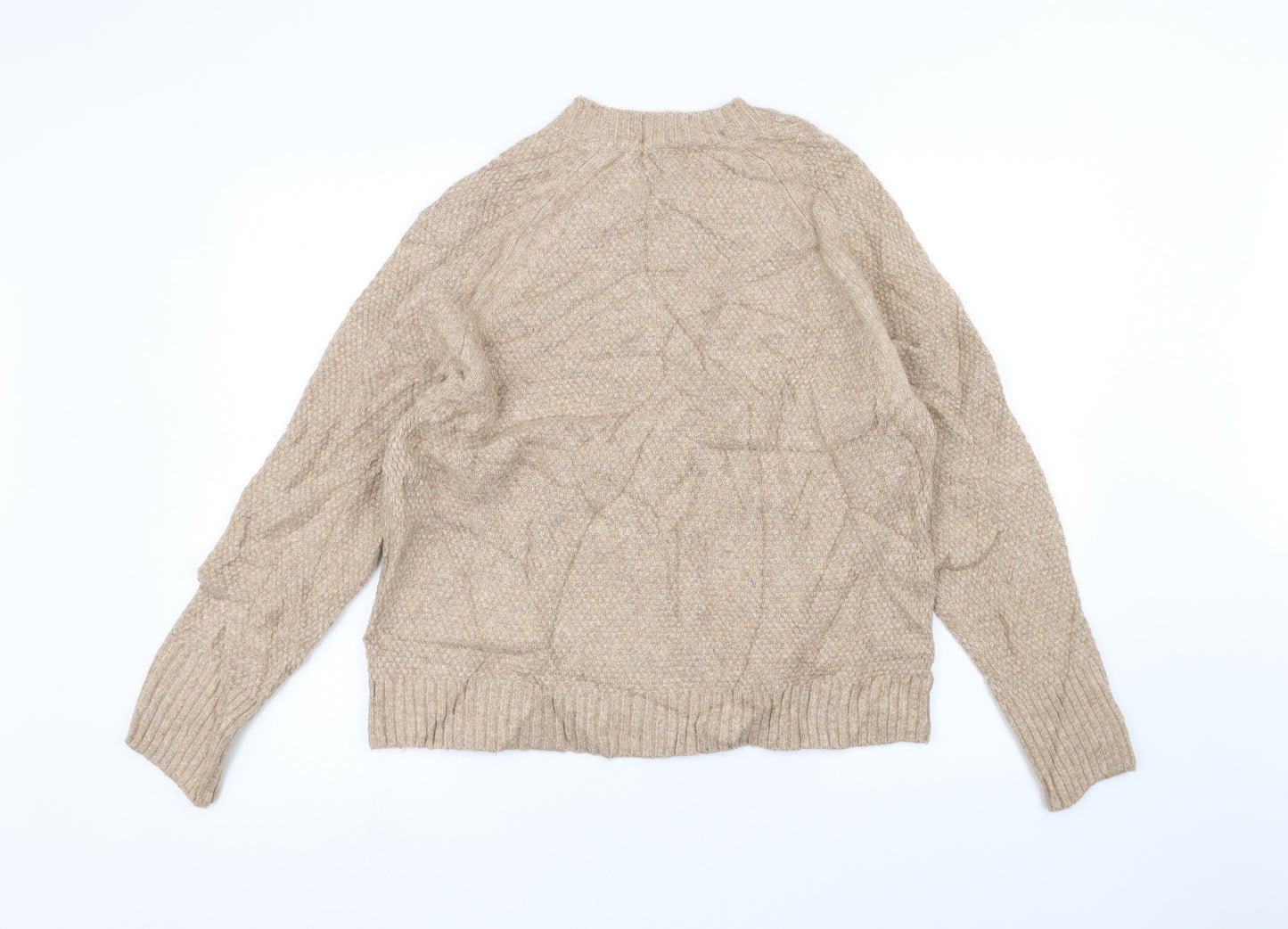 Warehouse Womens Beige   Pullover Jumper Size 14