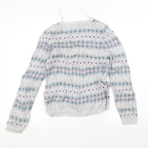 Marks and Spencer Womens Grey   Pullover Jumper Size 8