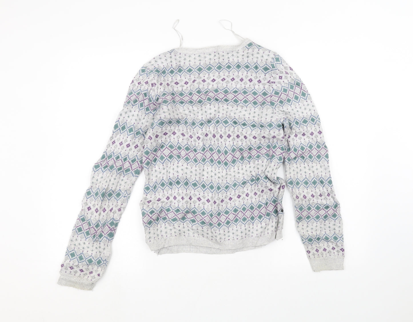 Marks and Spencer Womens Grey   Pullover Jumper Size 8