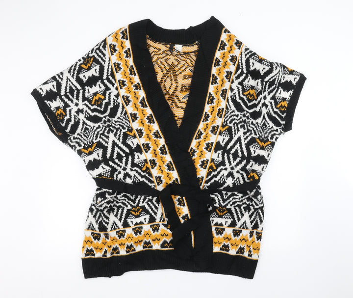 H&M Womens Black   Jacket Coatigan Size L