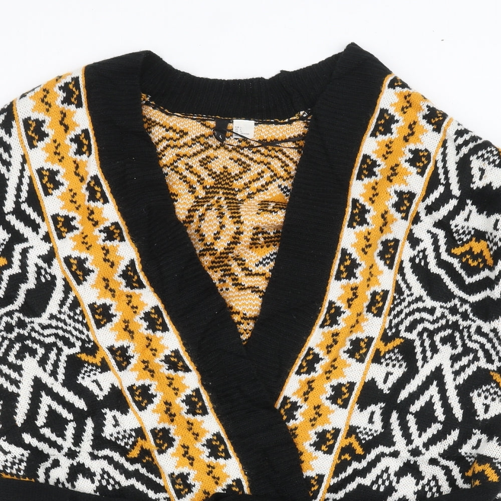 H&M Womens Black   Jacket Coatigan Size L