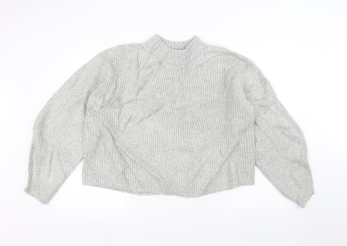 H&M Womens Grey   Pullover Jumper Size M