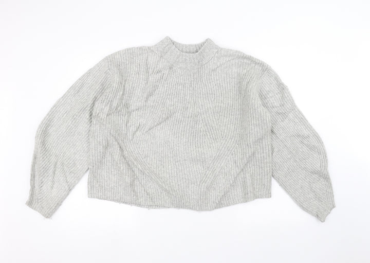 H&M Womens Grey   Pullover Jumper Size M
