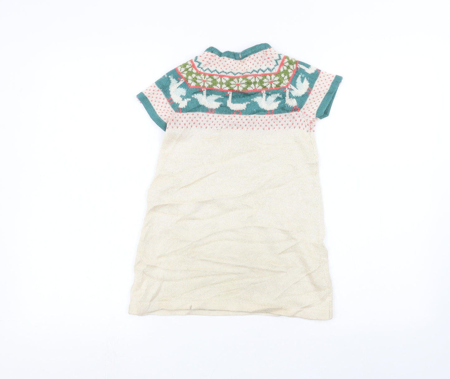 John Lewis Girls White   Pullover Jumper Size 5 Years