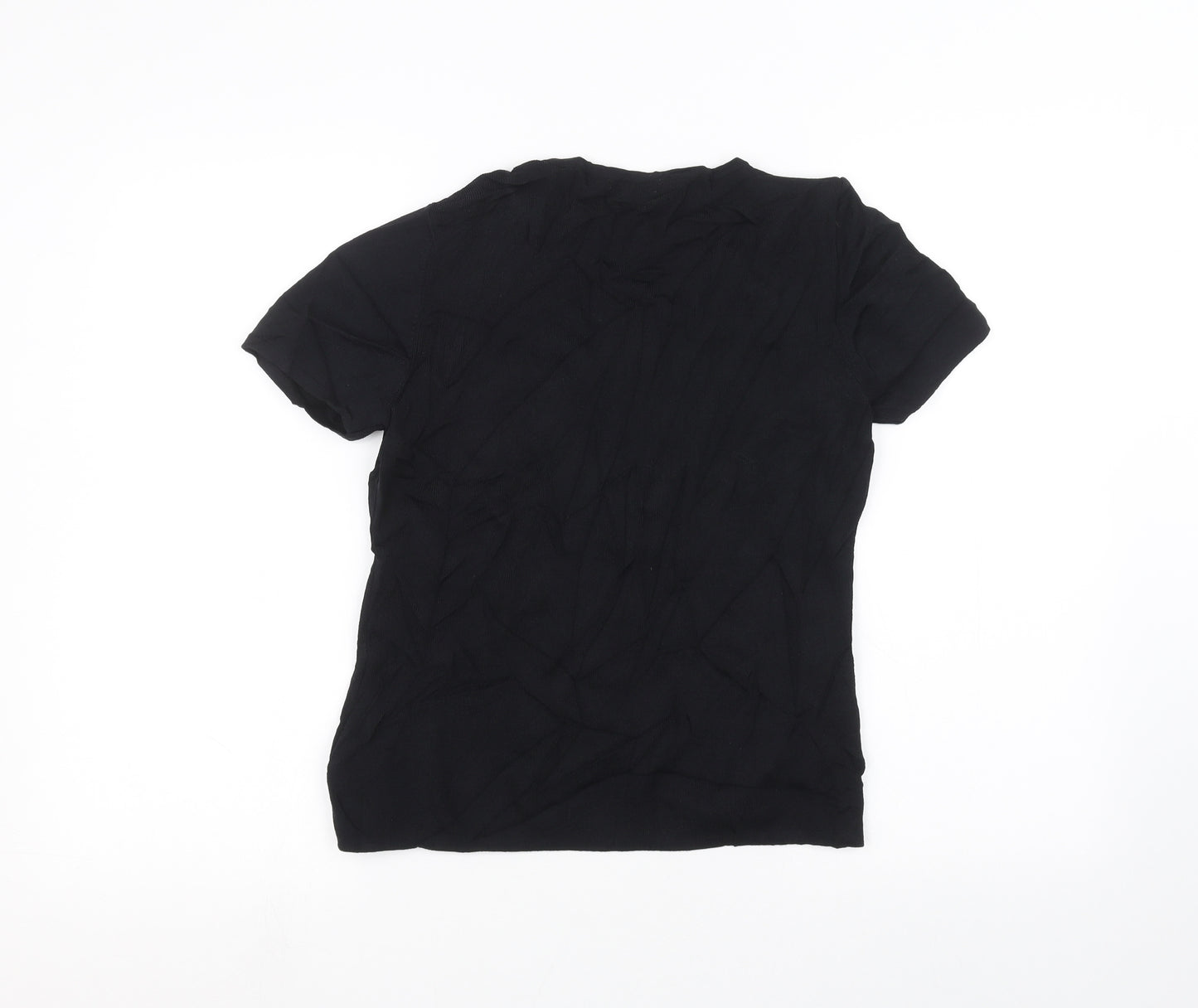 casamia Womens Black   Basic T-Shirt Size S