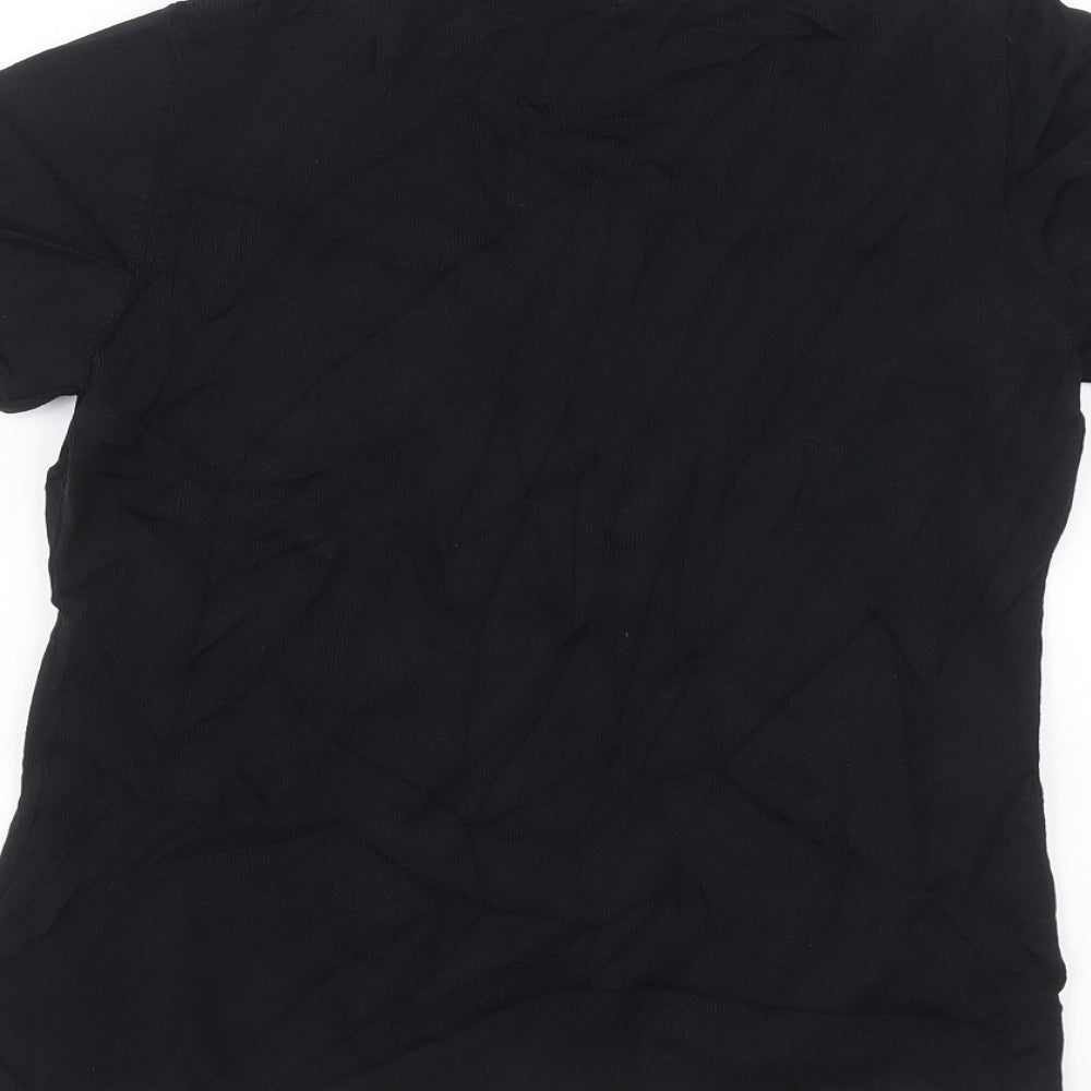 casamia Womens Black   Basic T-Shirt Size S
