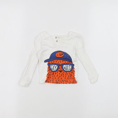 Joe Fresh Baby White   Basic T-Shirt Size 3-6 Months