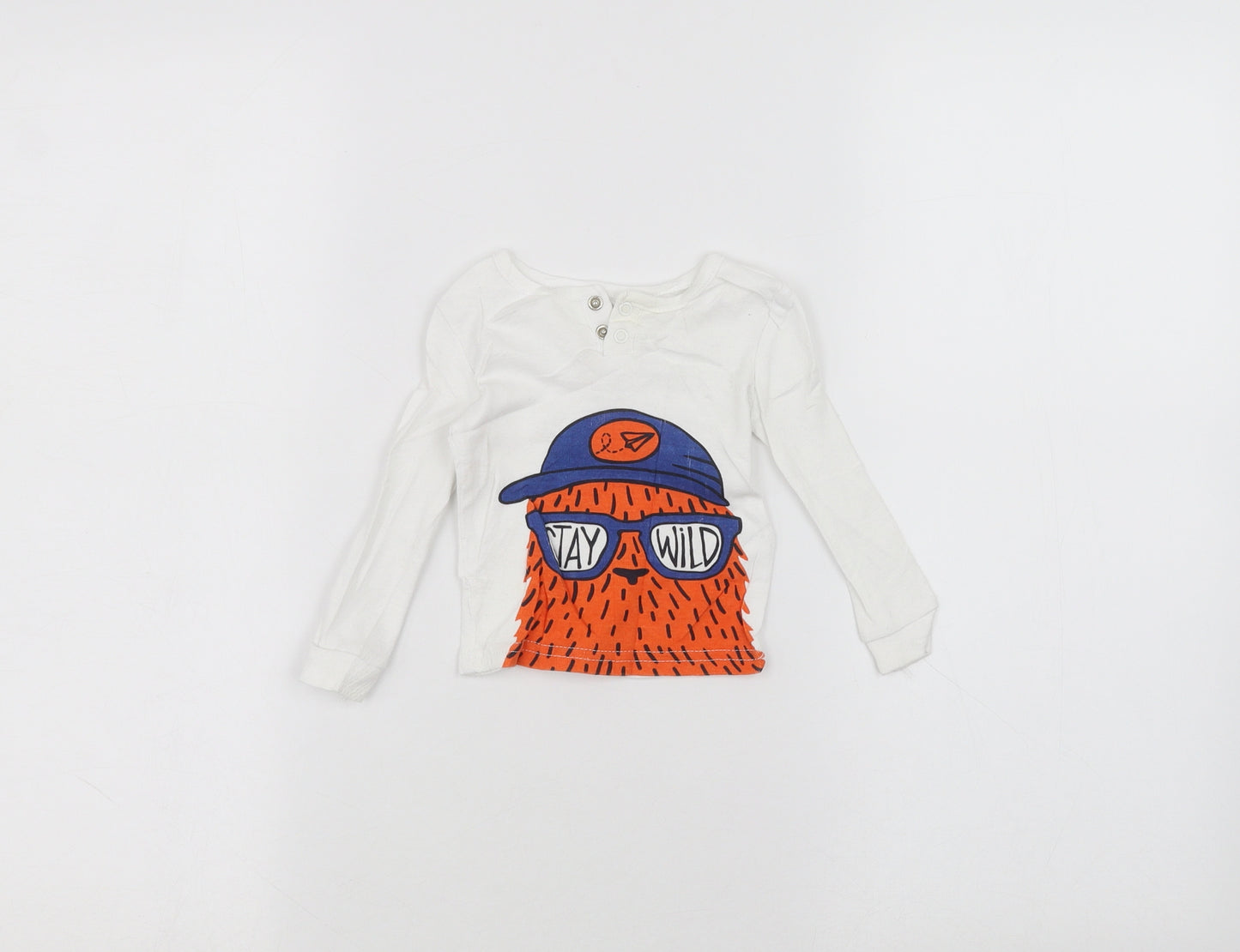 Joe Fresh Baby White   Basic T-Shirt Size 3-6 Months
