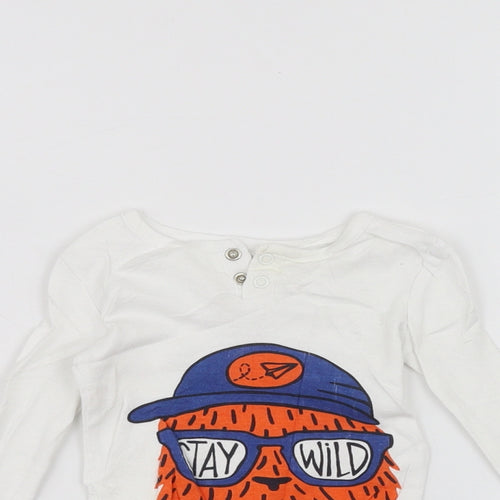 Joe Fresh Baby White   Basic T-Shirt Size 3-6 Months