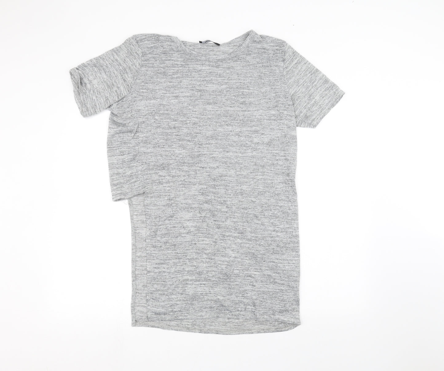 Missguided Womens Grey   Basic T-Shirt Size 12