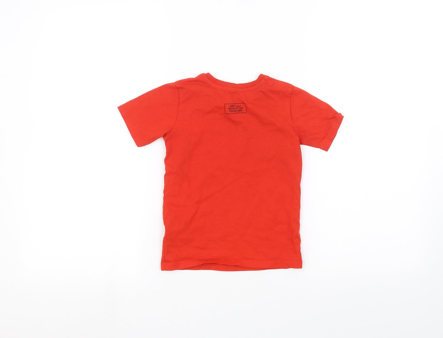 River Island Girls Red   Basic T-Shirt Size 2-3 Years