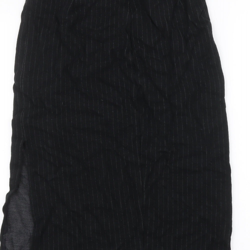 St Micheal Womens Black   A-Line Skirt Size 14