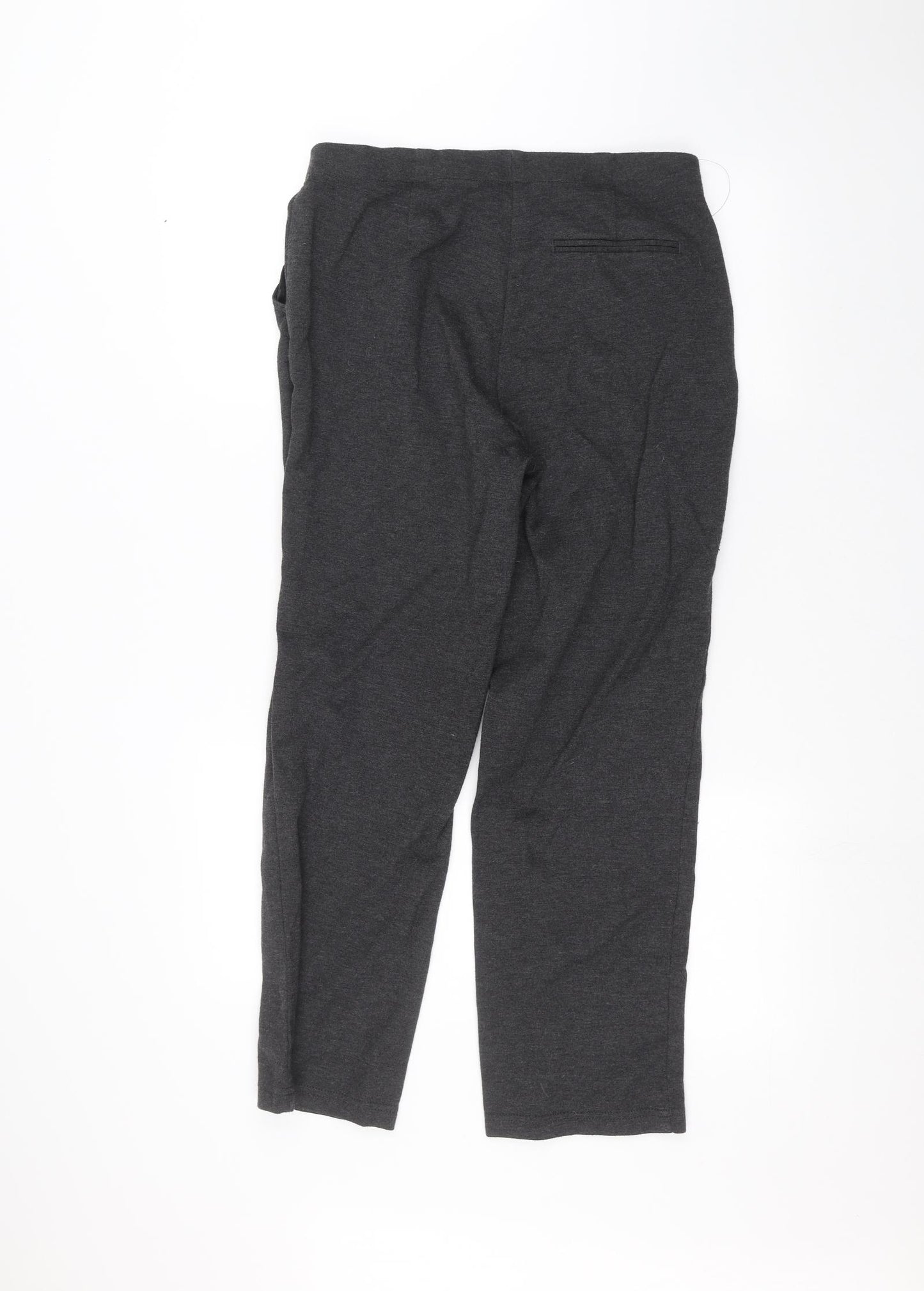 Marks and Spencer Womens Grey   Trousers  Size 14 L24 in