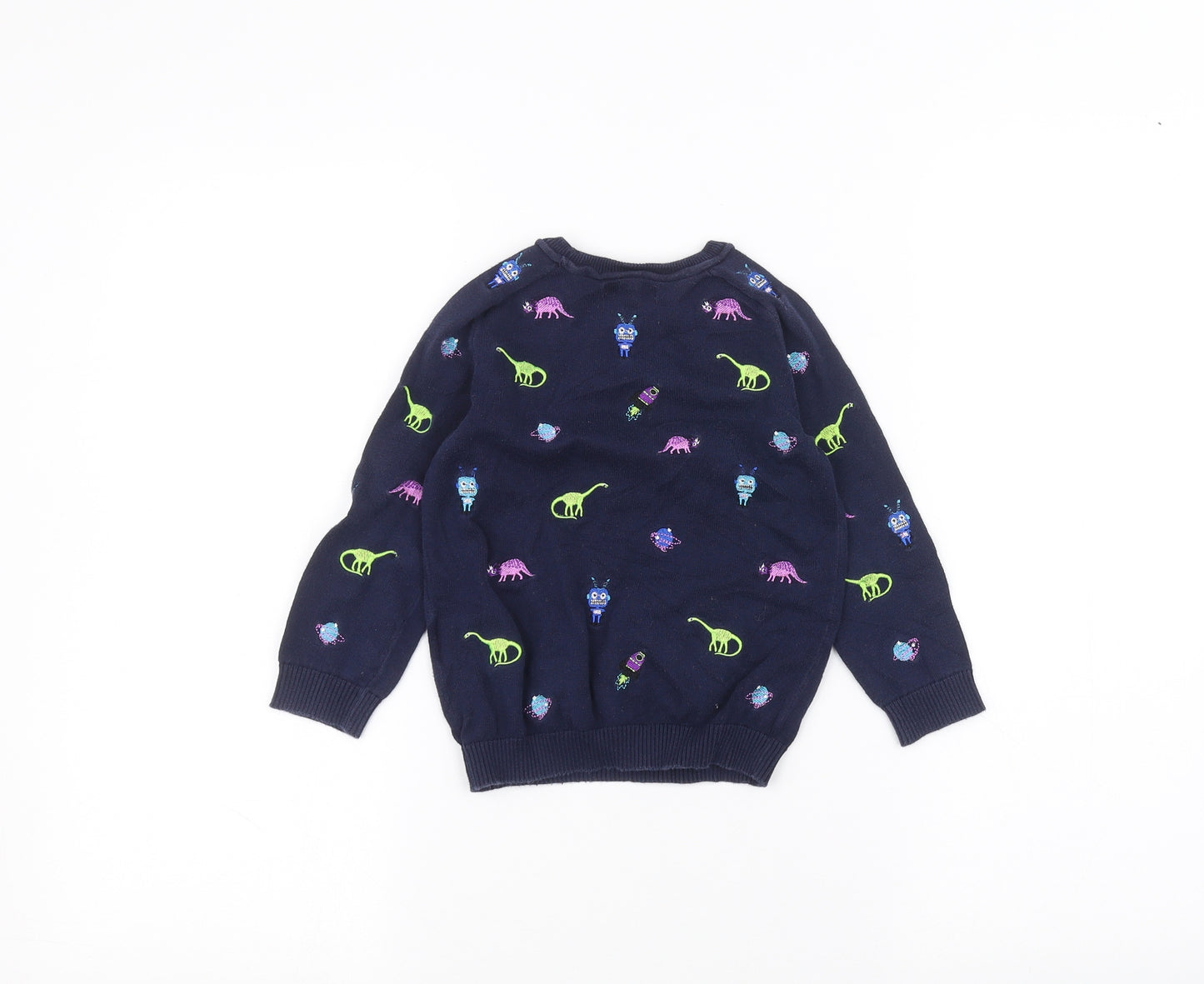 Blue Zoo Boys Blue   Pullover Jumper Size 3-4 Years