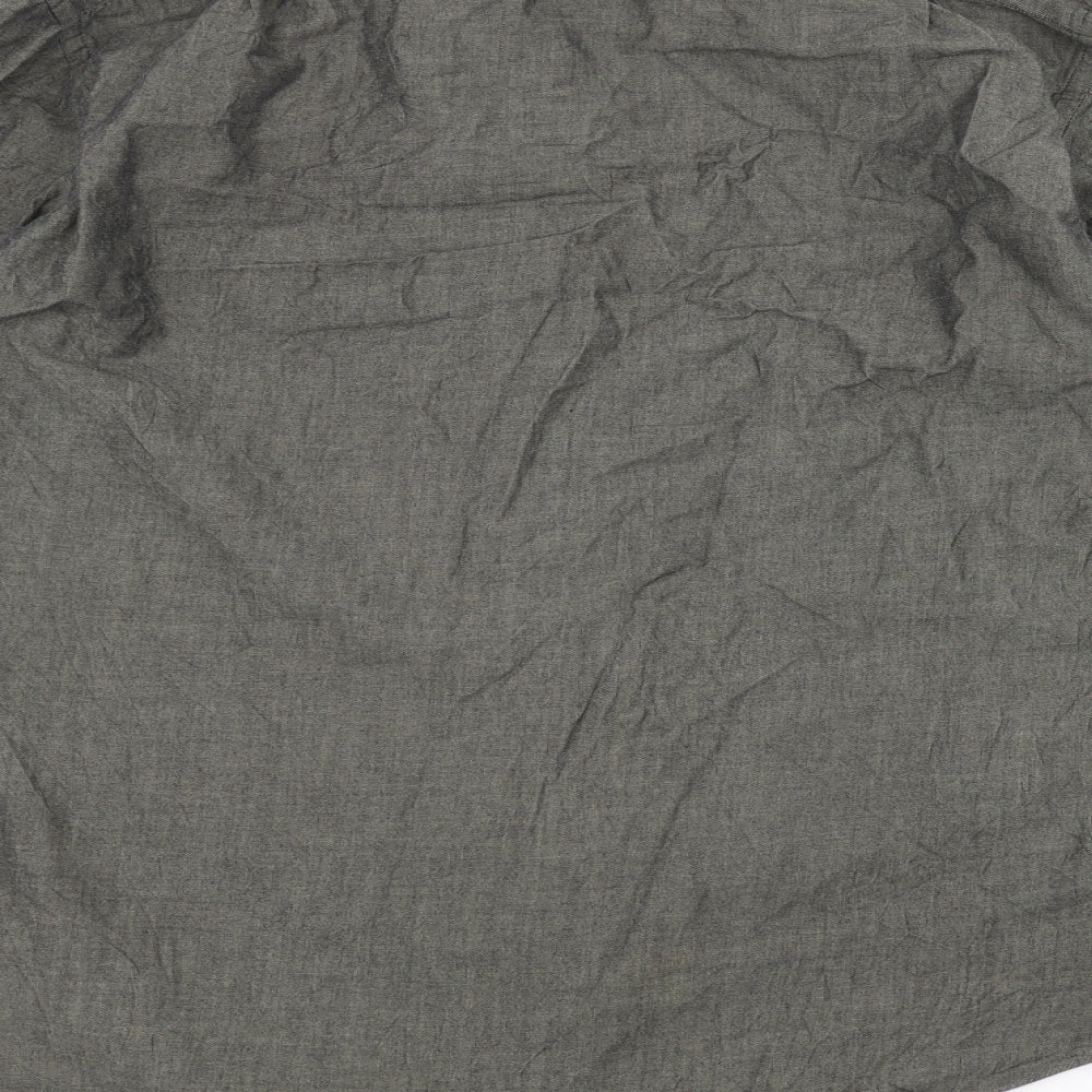 Marks and Spencer Mens Green    Dress Shirt Size 16.5