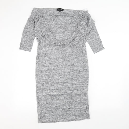 Lost ink Womens Grey   A-Line  Size 10