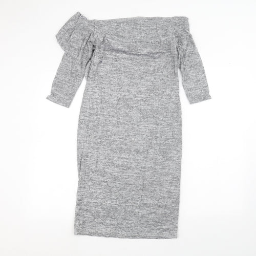 Lost ink Womens Grey   A-Line  Size 10