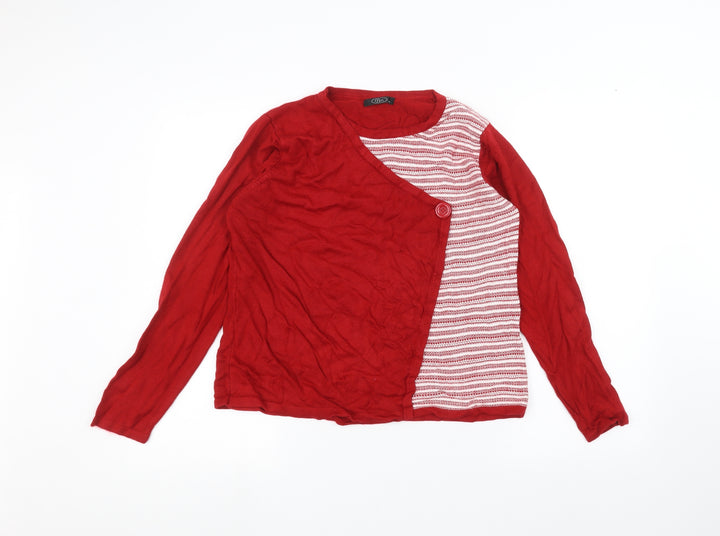 BM Womens Red   Pullover Jumper Size M