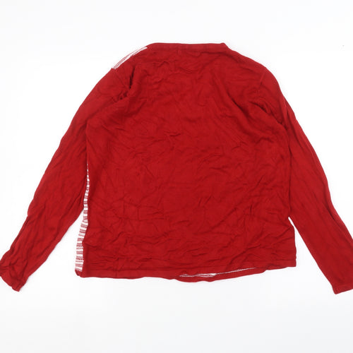 BM Womens Red   Pullover Jumper Size M