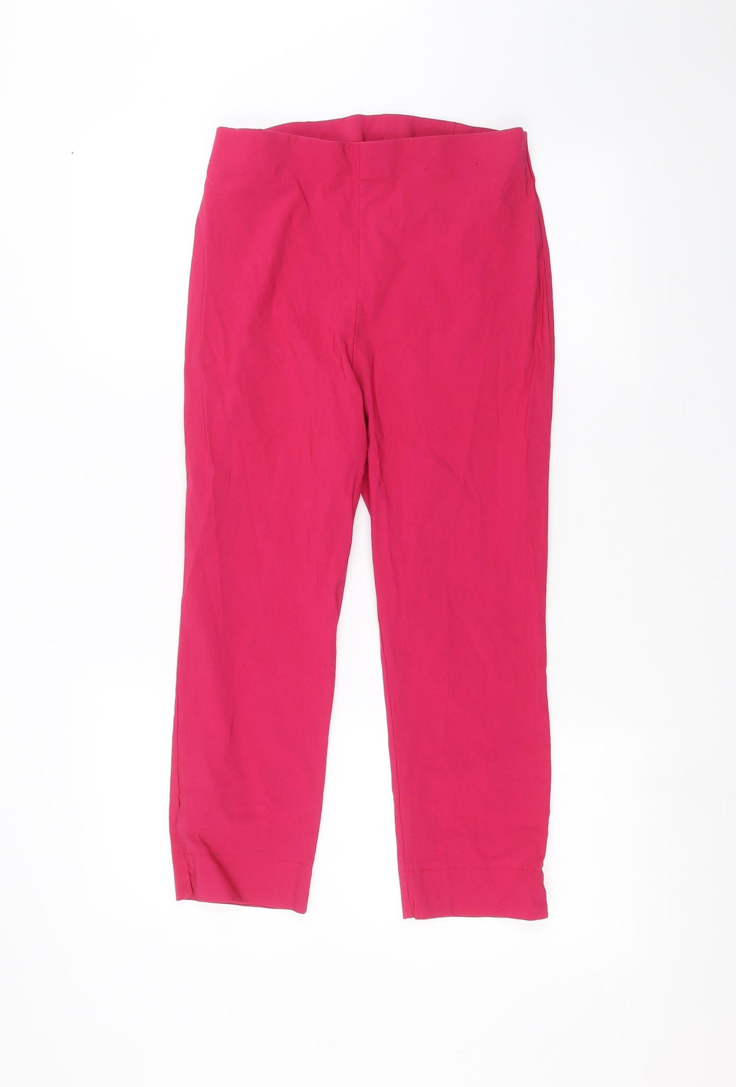 Roman Womens Pink   Cropped Trousers Size 14 L20 in