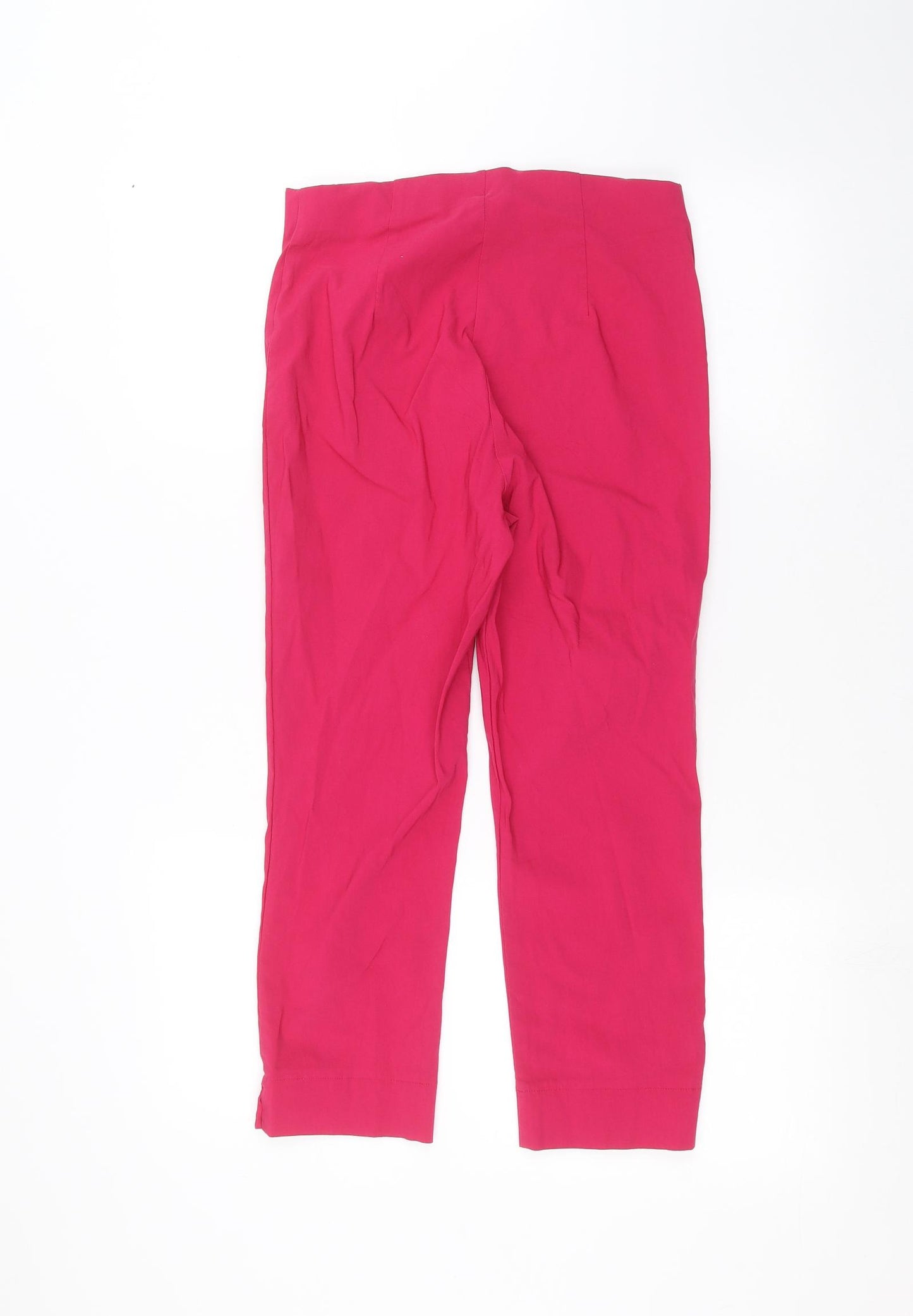 Roman Womens Pink   Cropped Trousers Size 14 L20 in