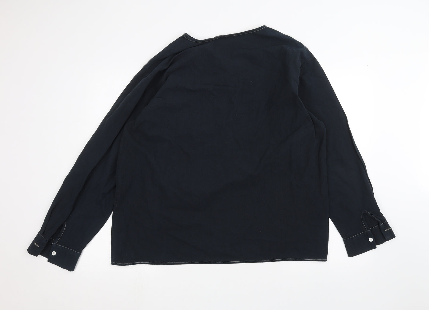 INCERUN Womens Blue   Basic T-Shirt Size 2XL