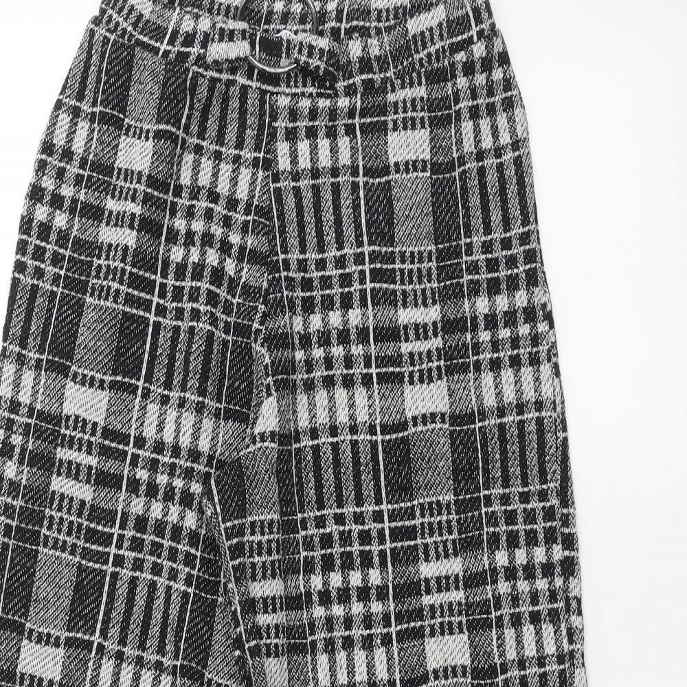 Zara Womens Black   Cropped Trousers Size M L21 in