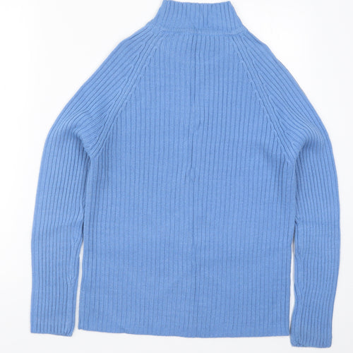 Zingara Mens Blue  Knit Pullover Jumper Size M