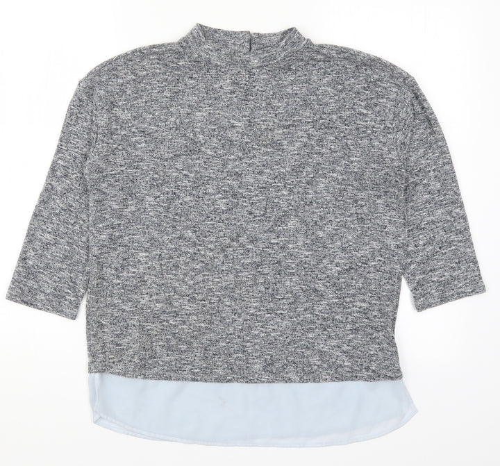 F&F Womens Grey   Basic T-Shirt Size 10