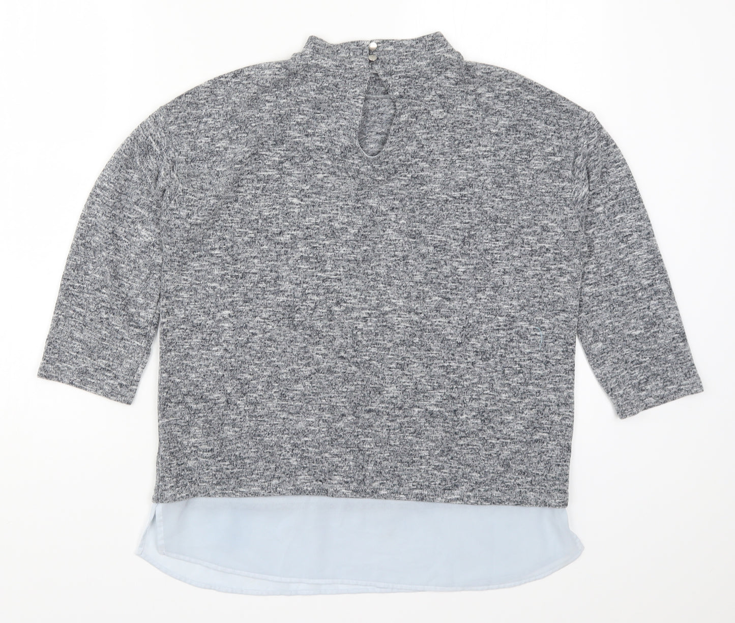 F&F Womens Grey   Basic T-Shirt Size 10