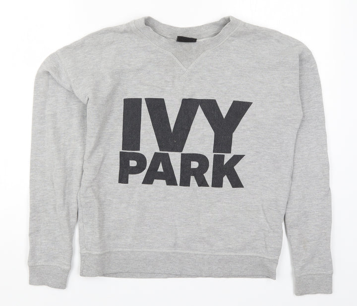 IVY PARK Womens Grey Pullover Sweatshirt Size XS