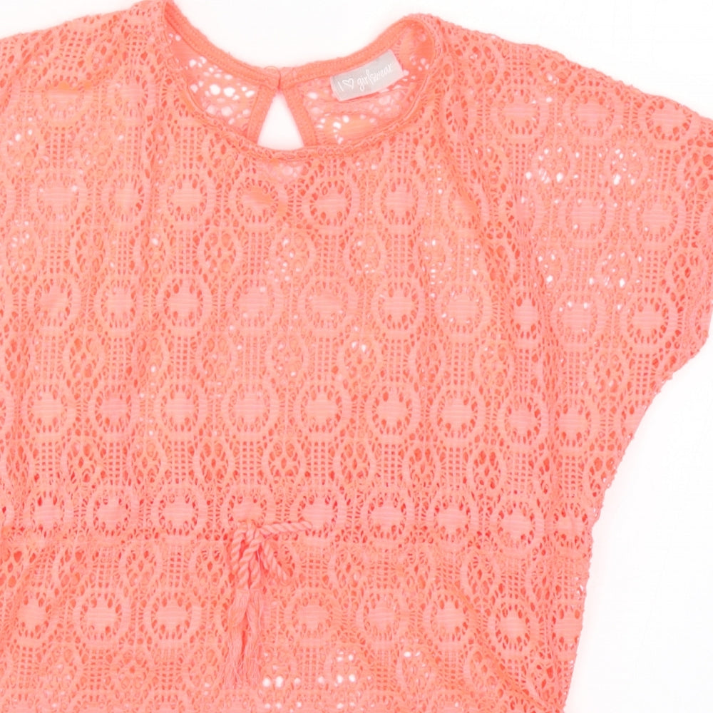 Matalan Girls Pink   Basic T-Shirt Size 10 Years