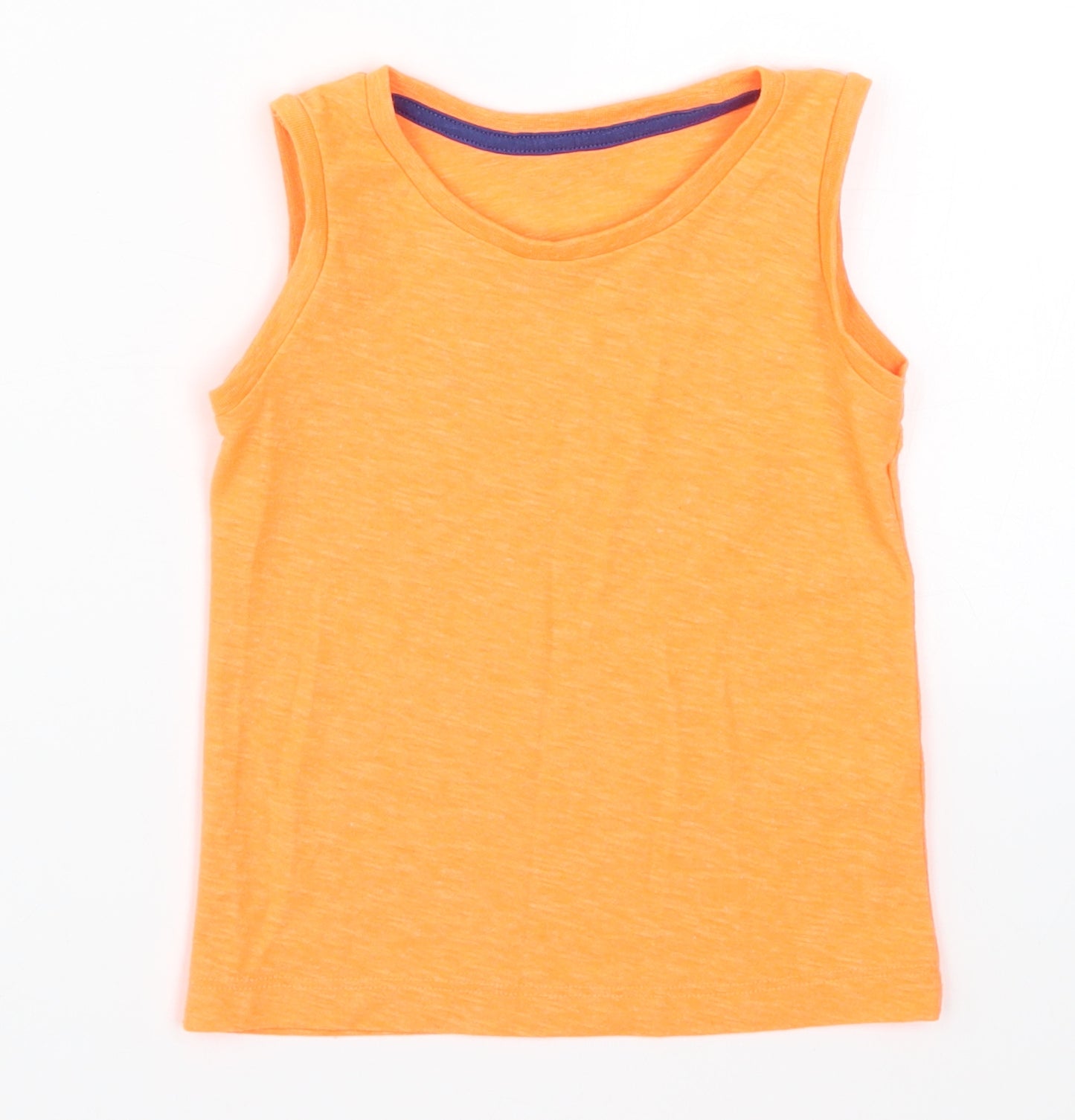 Matalan Boys Orange   Basic Tank Size 2-3 Years