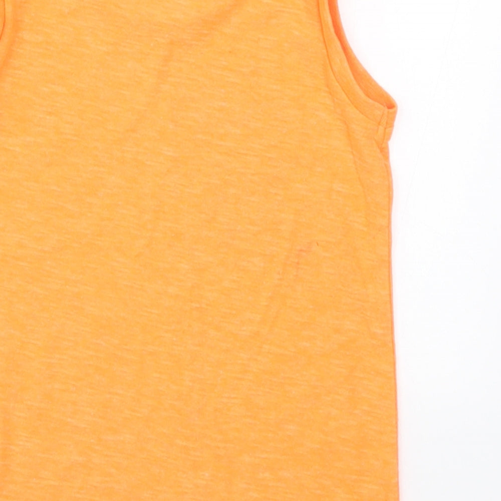 Matalan Boys Orange   Basic Tank Size 2-3 Years