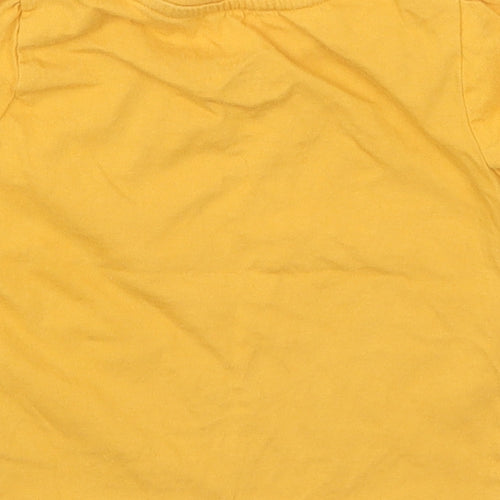 Primark Girls Yellow   Basic T-Shirt Size 12-18 Months  - Mummy and Me Zebra