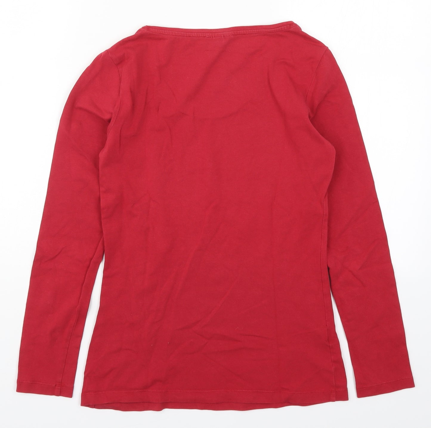 Papaya Womens Red   Basic T-Shirt Size 10