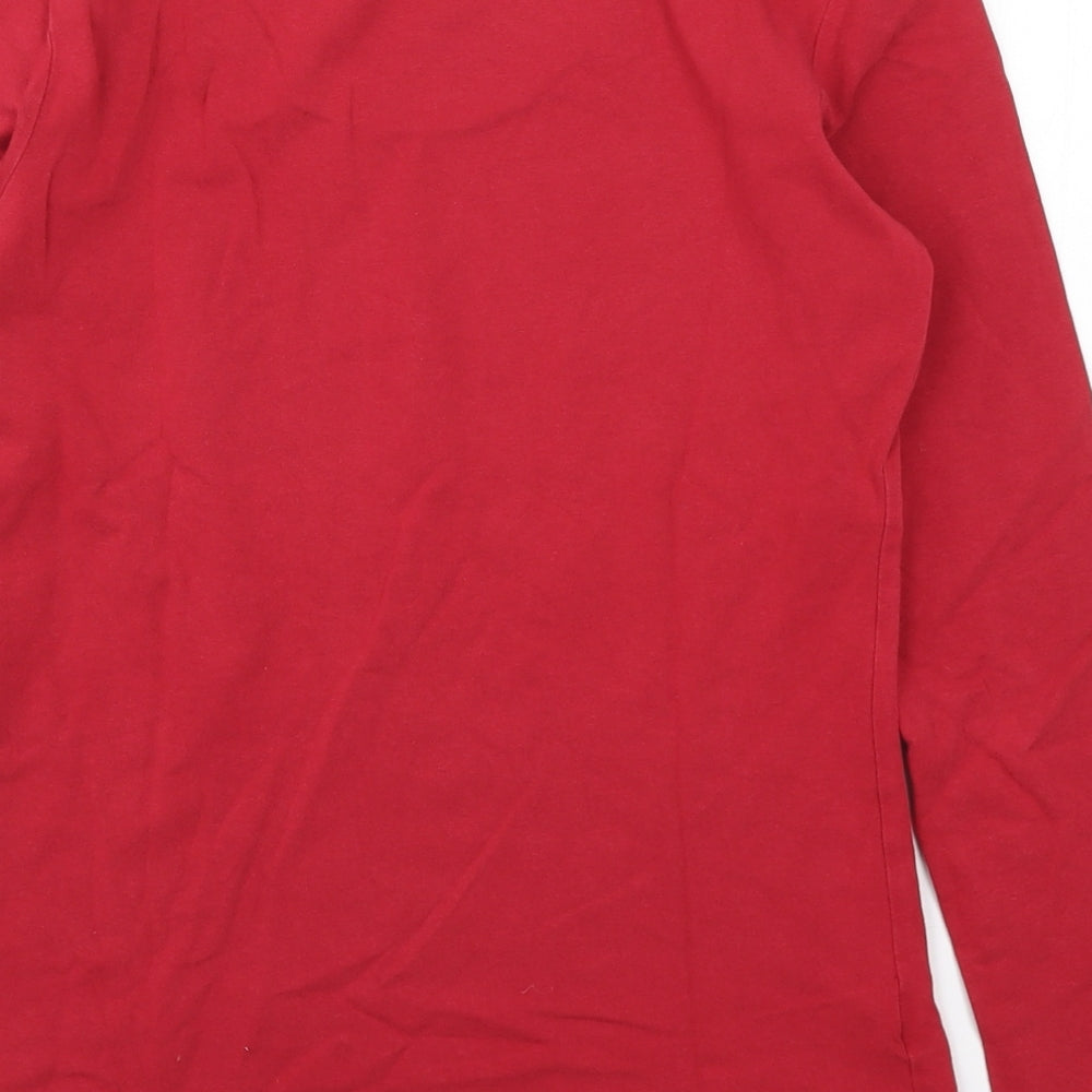Papaya Womens Red   Basic T-Shirt Size 10