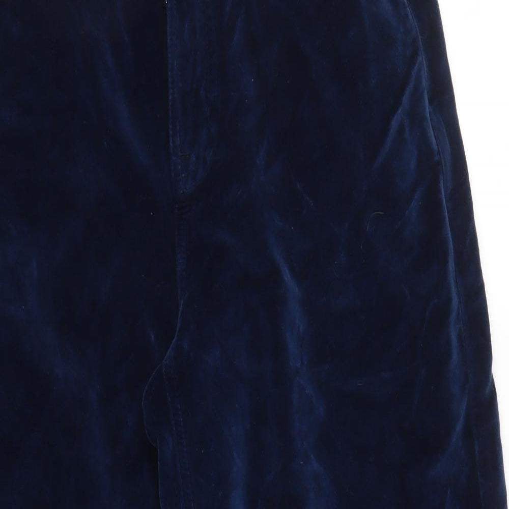 Preworn Womens Blue   Cropped Trousers Size 28 in L24 in