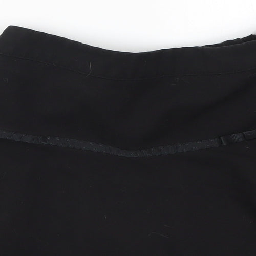 George Girls Black   Skater Skirt Size 7-8 Years