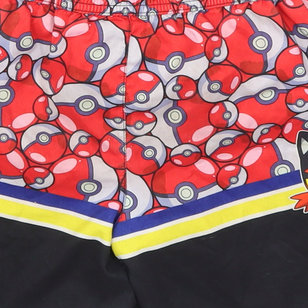 George Boys Red   Bermuda Shorts Size 7-8 Years - Pokemon