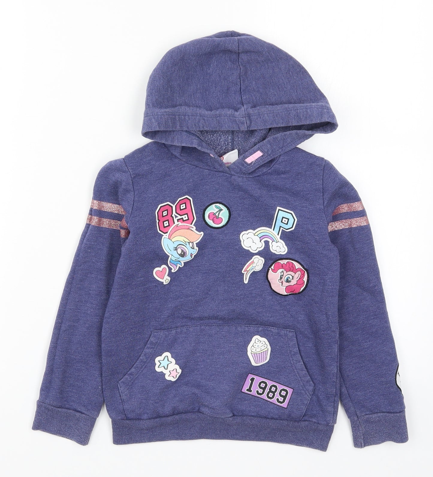 George Girls Blue   Pullover Hoodie Size 5-6 Years  - My Little Pony