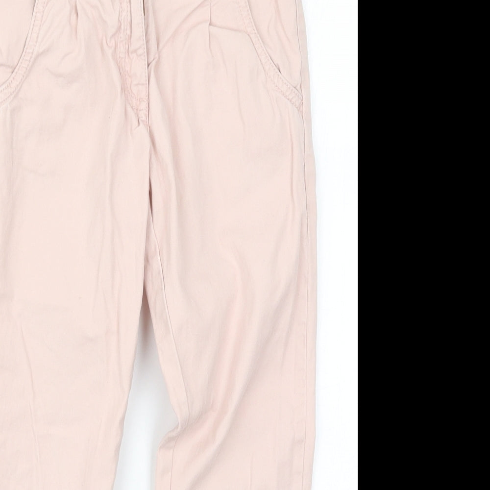 NEXT Girls Pink   Chino Trousers Size 7 Years